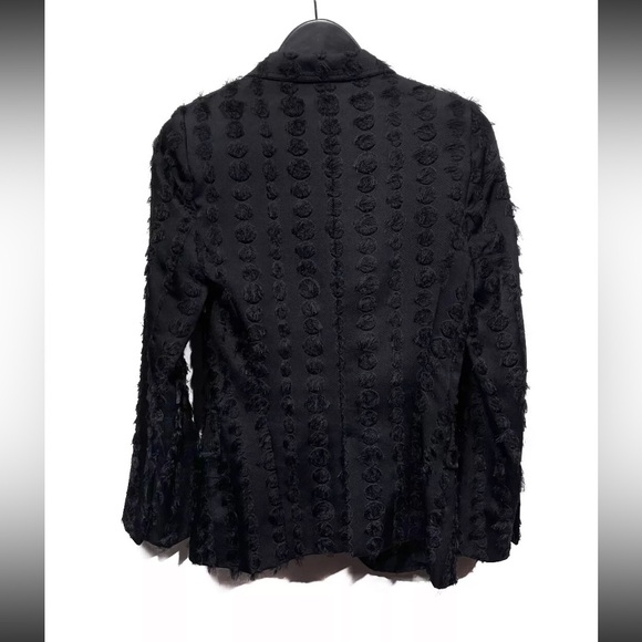 ANN DEMEULEMEESTER black polka dot blazer xs - Picture 4 of 8